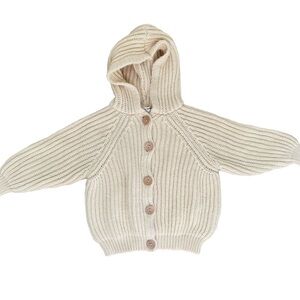 1 + In The Family button up cozy sweater